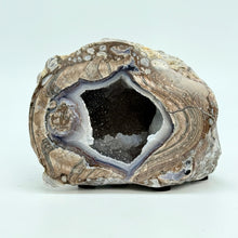 Load image into Gallery viewer, Beautifully Polished Utah Dugway Geode with Unique Stunning Crystal Core