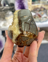 Load image into Gallery viewer, Septarian shaped and polished