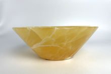 Load image into Gallery viewer, Honeycomb Calcite Bowl Geo-decor lapidary carved and beautifully polished