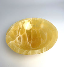 Load image into Gallery viewer, Honeycomb Calcite Bowl Geo-decor lapidary carved and beautifully polished