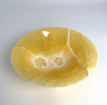 Load image into Gallery viewer, Honeycomb Calcite Bowl Geo-decor lapidary carved and beautifully polished
