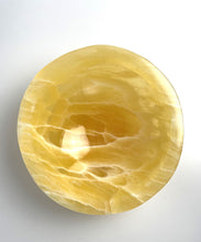 Load image into Gallery viewer, Honeycomb Calcite Bowl Geo-decor lapidary carved and beautifully polished