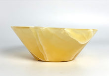 Load image into Gallery viewer, Honeycomb Calcite Bowl lapidary carved and beautifully polished