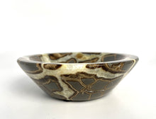 Load image into Gallery viewer, Septarian nodule lapidary carved and polished into a stunning geo decor bowl