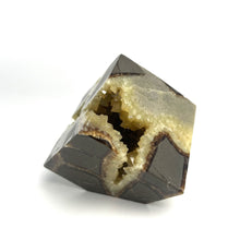 Load image into Gallery viewer, Septarian Rock Cube with Shimmering Calcite Crystals
