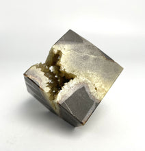 Load image into Gallery viewer, Septarian Rock Cube with Shimmering Calcite Crystals