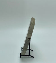 Load image into Gallery viewer, Utah Septarian Slab with Calcite Crystal Hollow and Fossil Imprint 6"