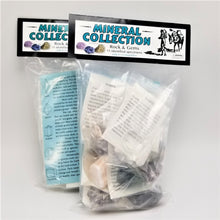 Load image into Gallery viewer, Mineral Collection - 15 different Mineral Specimens w/ 4.5x Magnifying Glass!