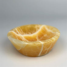 Load image into Gallery viewer, Honeycomb Calcite from Utah Hand Carved and Polished into a Calcite Bowl
