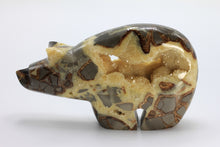 Load image into Gallery viewer, Septarian Calcite Crystal Long Neck Bear
