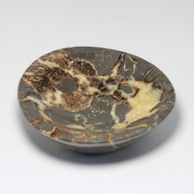 Load image into Gallery viewer, Septarian Bowl with Ammonite and Turritella Fossil remnants
