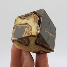 Load image into Gallery viewer, Septarian Nodule cut into a cube
