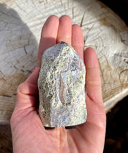 Load image into Gallery viewer, Dugway Geode standup with Stunning Quartz Crystal and Agate lined interior
