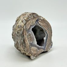 Load image into Gallery viewer, Utah Dugway Geode Cavity with a rough, textured surface on a white background
