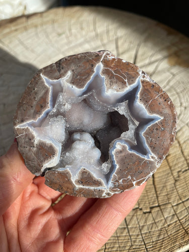 Dugway Geode Standup with Quartz Crystal filled hollow cavity