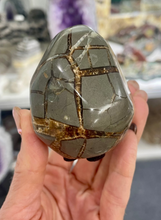 Load image into Gallery viewer, Septarian shaped and polished 
