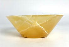 Load image into Gallery viewer, Honeycomb Calcite Bowl lapidary carved and beautifully polished

