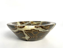 Load image into Gallery viewer, Septarian nodule lapidary carved and polished into a stunning geo decor bowl
