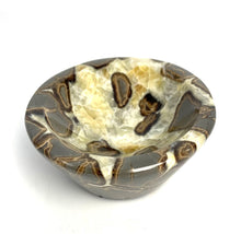 Load image into Gallery viewer, Septarian nodule lapidary carved and polished into a stunning geo decor bowl
