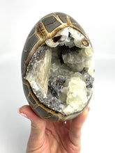 Load image into Gallery viewer, Stunning and Rare Septarian Egg 4 1/2&quot;
