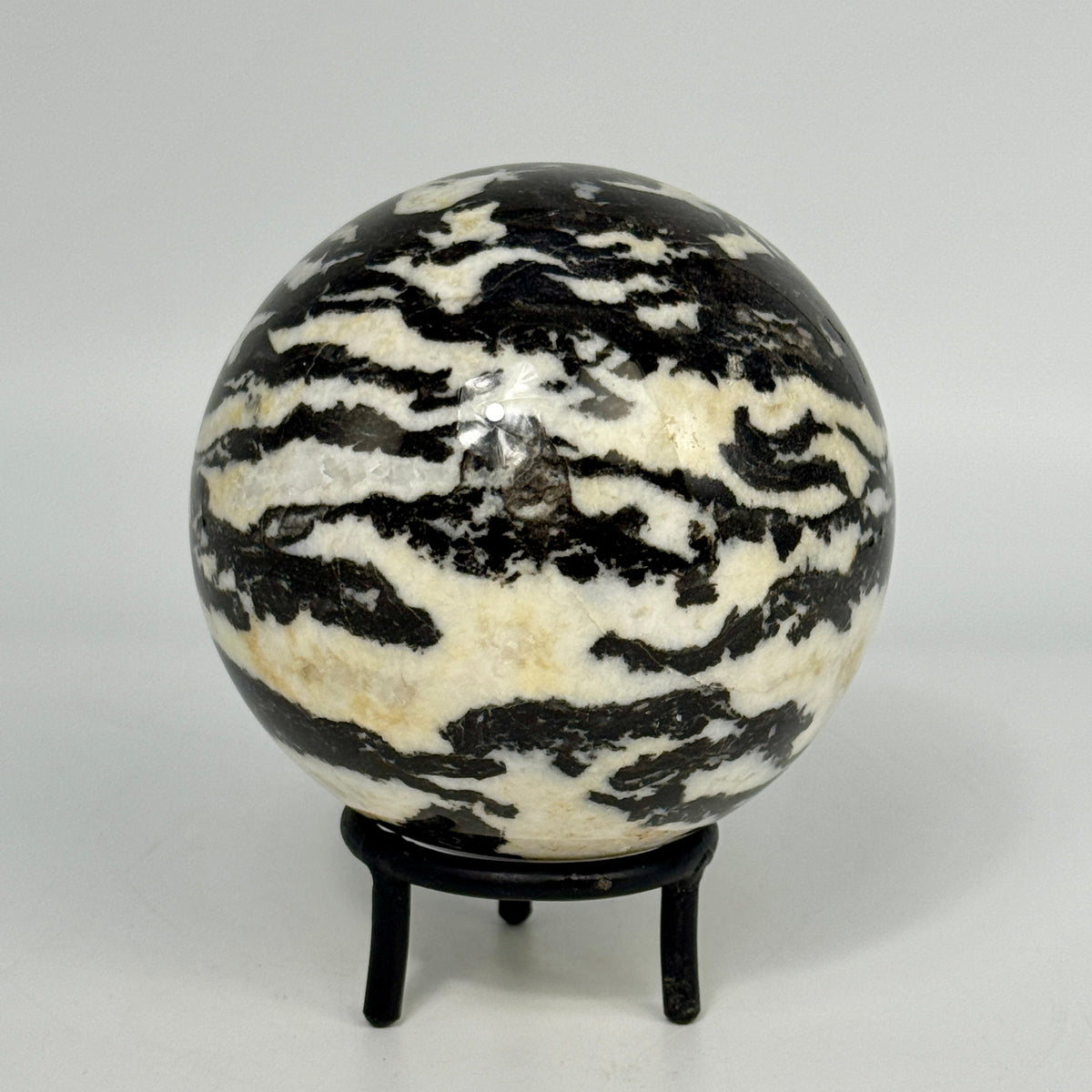 Zebra Marble Sphere – The Bug House