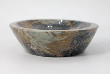Load image into Gallery viewer, All polished Picasso marble Bowl side view

