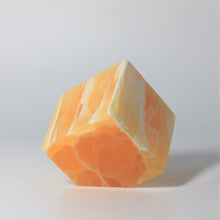 Load image into Gallery viewer, 3&quot; Honeycomb Calcite Cube
