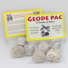 Load image into Gallery viewer, Geode Pac - Crack Your Own Geodes to find a Sparkly Surprise!
