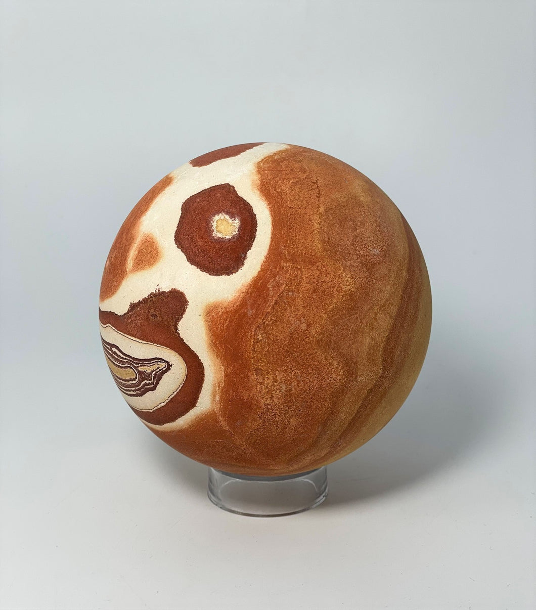 Sphere made from Wonderstone Rhyolite