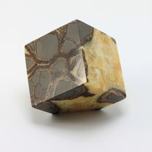 Load image into Gallery viewer, Septarian rock cube made from a nodule
